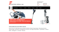 Desktop Screenshot of elektro-froehli.ch