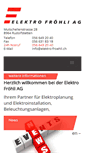 Mobile Screenshot of elektro-froehli.ch